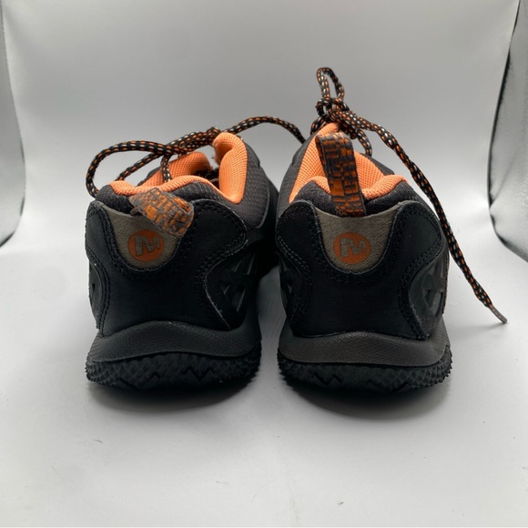 Merrell Womens All Out Blaze Low Hiking Shoes Size 7.5 Black Orange Trail - Picture 9 of 11